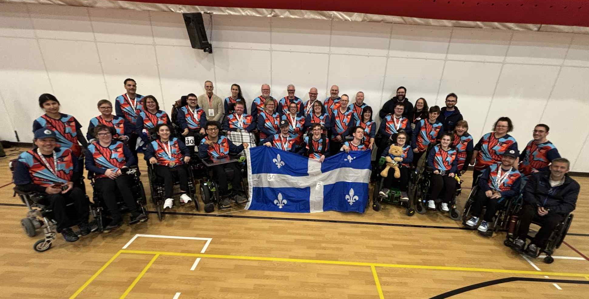 Vue d'ensemble de l'Équipe du Québec de boccia